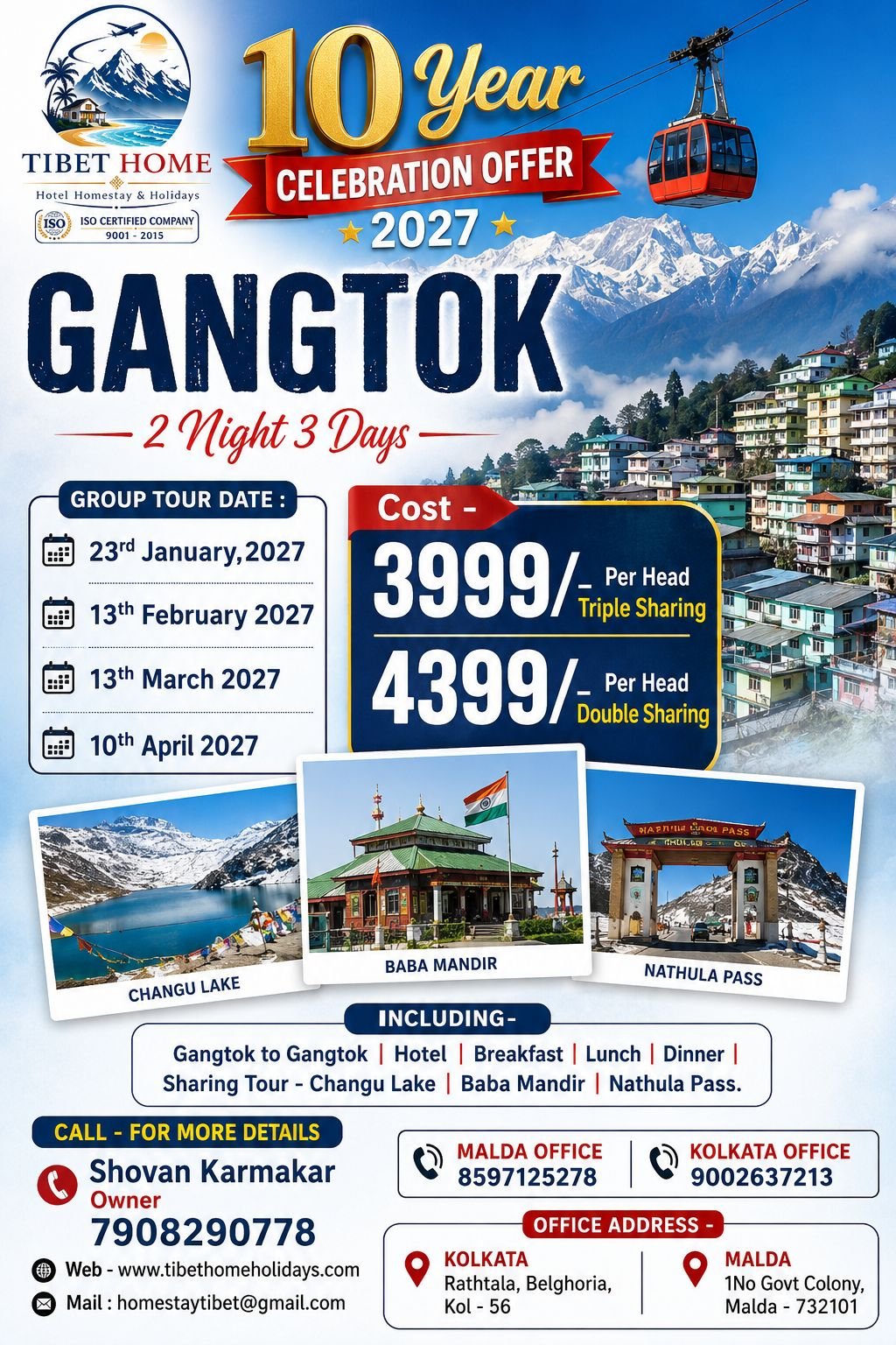 GANGTOK GROUP TOUR